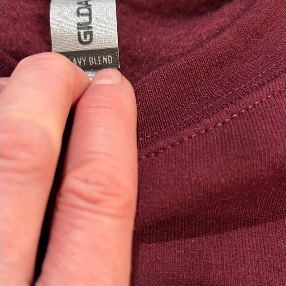 Gildan Maroon Crewneck Sweatshirt from NNHS 16th Annual Playwrights Festival - Picture 3 of 6